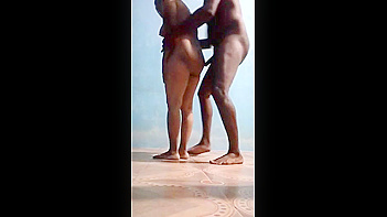 Tamil Married Couple Going At It Standing Up Like Wild Animals