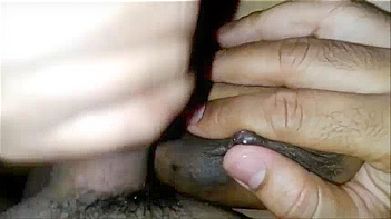 Indian Bhabhi Teasing with Big Tits, Sucking and Jerking Her Husband’s Massive Cock