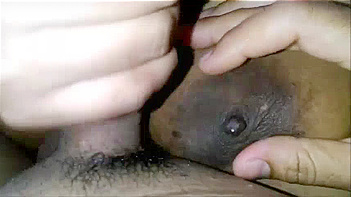 Indian Bhabhi Teasing with Big Tits, Sucking and Jerking Her Husband’s Massive Cock