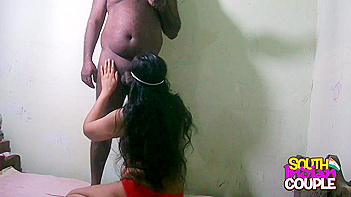 Indian MILF Works Her Magic in Sexy Lingerie, Sucking Dick Like a Whore
