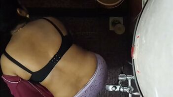 Indian Bhabhi Getting Soaked in the Shower, Wet Pussy Action