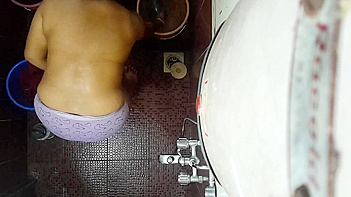 Indian Bhabhi Getting Soaked in the Shower, Wet Pussy Action