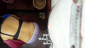 Indian Bhabhi Getting Soaked in the Shower, Wet Pussy Action