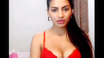 Indian Chick Strips in Sexy Lingerie, Teasing the Shit Out of Her Fans