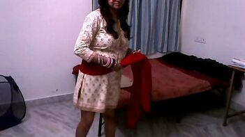 Horny Shilpa Bhabhi Strips Down, Showing Off Her Curvy Body and Dancing Wildly