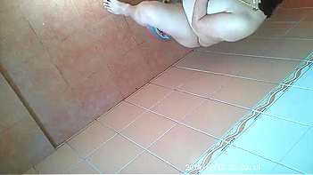 Indian MILF Caught Showering On Hidden Cam, Pussy Dripping Wet, Oh Shit!