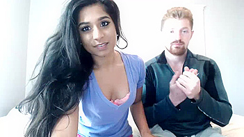 Amateur Desi GF with Big Boobs Sucking Dick and Riding Cock Like a Whore