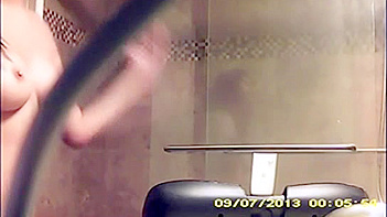 Desi Babe with Firm Tits Masturbating in the Shower - Watch Her Get Soaked