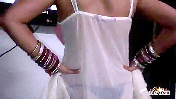 Indian Wife Shilpa in Seductive Lingerie Teasing the Shit Out of Me