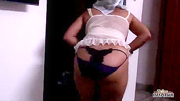 Indian Wife Shilpa in Seductive Lingerie Teasing the Shit Out of Me