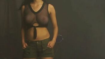 Shanaya Bollywood Bombshell Posing in Tight Shorts, Teasing the Fucking Camera Like a Whore