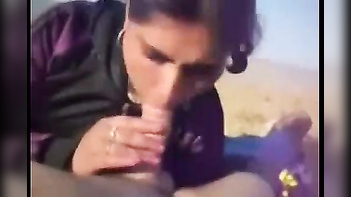 Experience the Thrill of an Outdoor Blowjob from a Hot Chennai Girlfriend!