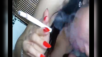 Hot Desi Babe Smoking and Giving Sensual Blowjob - Don't Miss Out!