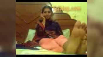 Desi College Girl Ruksar Caught in Scandalous MMS With Young Chachu!