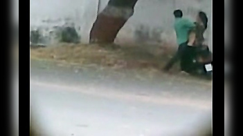 North Indian Lovers Caught Getting Wild and Dirty on a Public Roadside
