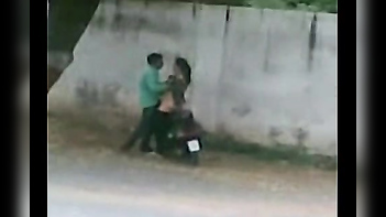 North Indian Lovers Caught Getting Wild and Dirty on a Public Roadside