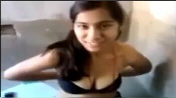 Desi College Girl Flaunts Big Boobs Before Steamy Sex Session